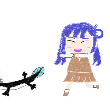 浅利七海とウナギイヌ
