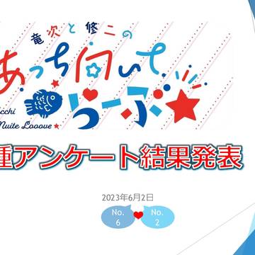 曲種アンケート結果発表（曲種webオンリー企画）