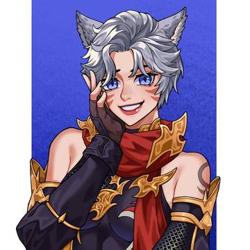Miqo'te FFXIV commission