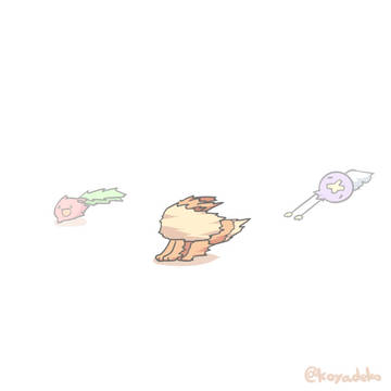 相手においかぜが吹いてる時のイーブイ