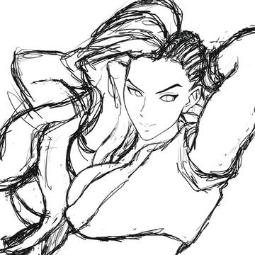 落描き