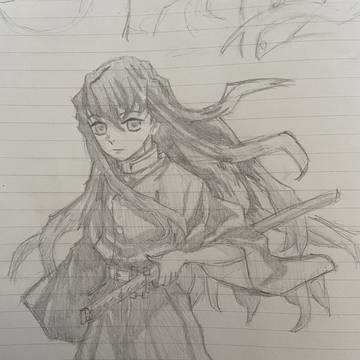 鬼滅の刃　時透無一郎　模写