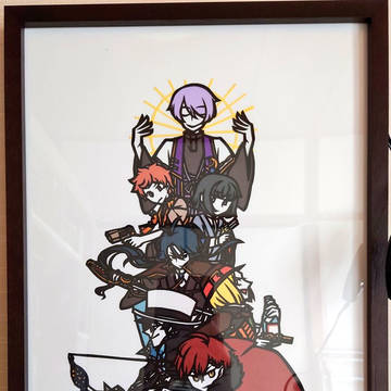 【文劇3＆6】綴リ人ト戯作者【切り絵】