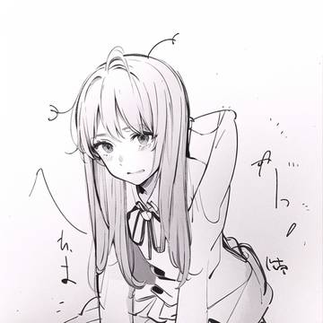 昔のpleats夢主落書き