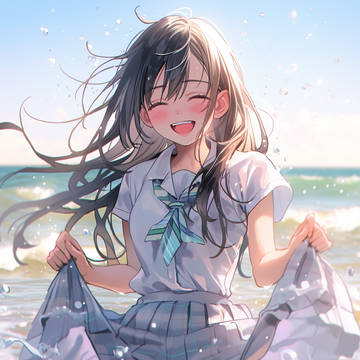 透け透け少女