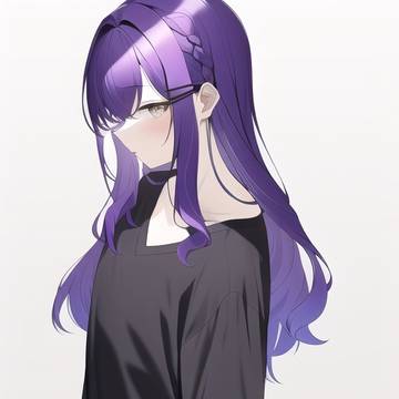 Purple Hair Girl