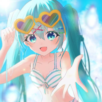 水着ミクさん😎
