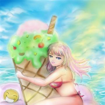 beach girl