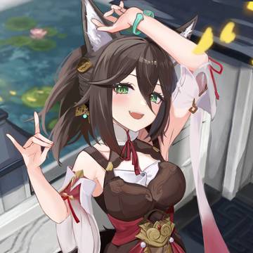 コンコン孤族の停雲ちゃん