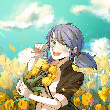 《郁金香花开瓢姐》