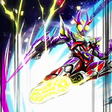 仮麺ライダーのアート