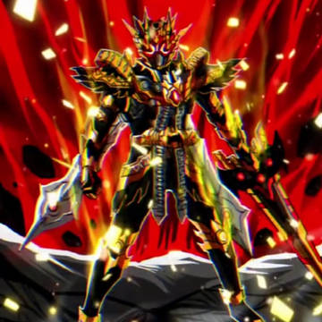 仮麺ライダーのアート