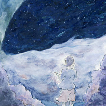 雲の切れ間に