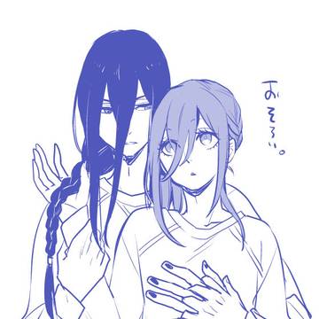 千切と蟻千風味の落書き。
