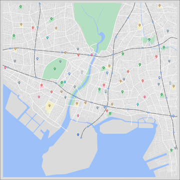 TRPG用架空地図素材