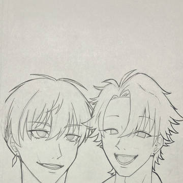 部活で描いたイラスト集！