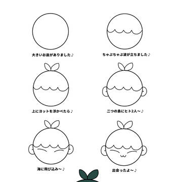 ぬるでささらの絵描き歌
