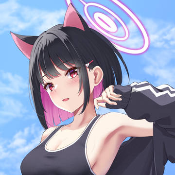 カズサ(ランニング中)