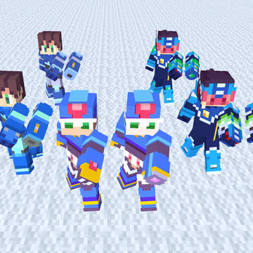 ロックマンシリーズ Minecraft用スキン その2