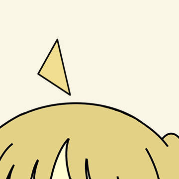 虹夏ちゃんのアホ毛をくるくるさせてみる