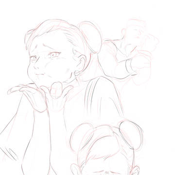 春麗らくがき