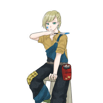 TRPG「レプリカントの葬列」立ち絵（HO2：贋作師）