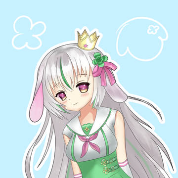 登録者8000人おめでとう🐰🍀✨