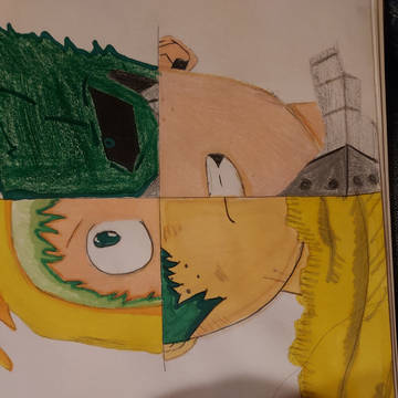 Deku in 4 styles
