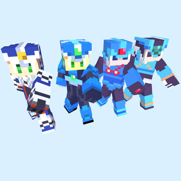 ロックマンシリーズ Minecraft用スキン その3