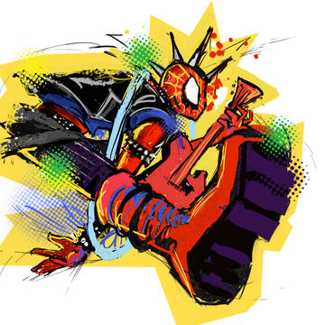 Spider punk sketch