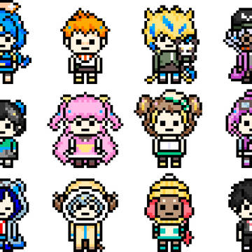 まいごえんダンロン風ドット絵