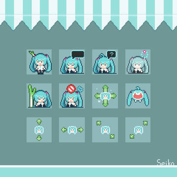MIKUのマウスカーソル