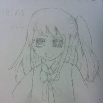 推しの子ルビー描いてみた