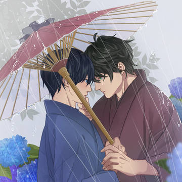 雨の日の白其