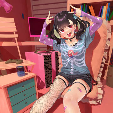黒ピンク