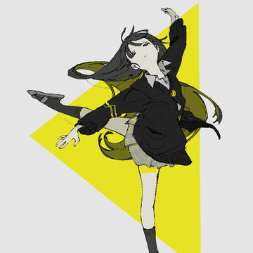 幾何図形と女の子