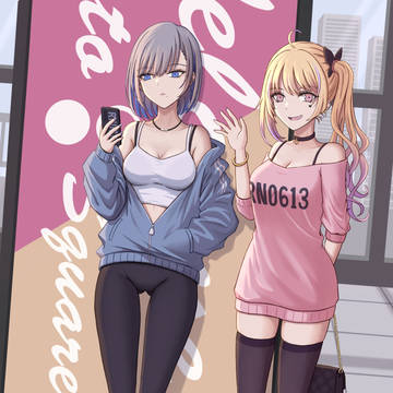 2人の女の子とデート
