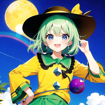 AIにほぼほぼ描いてもらったこいし