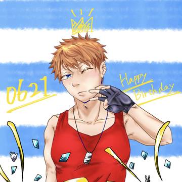 りおーさん、誕生日おめでとう🐦💙