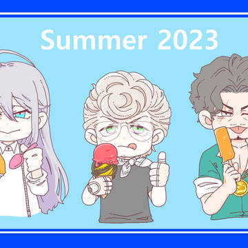 アイス食べてる年長組