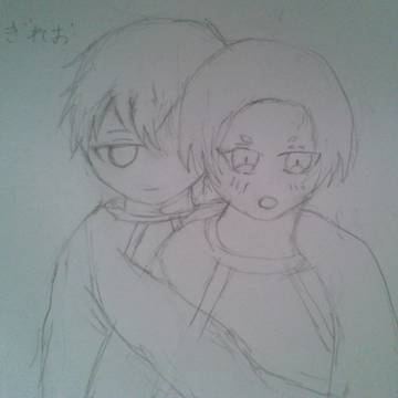 なぎれお描いてみた下手です
