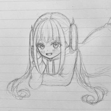 上目遣いの女の子