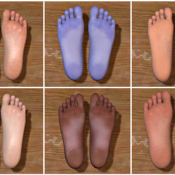 Whose feet?