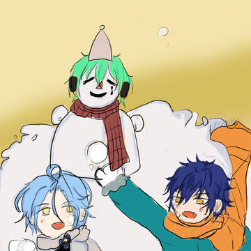 雪遊び