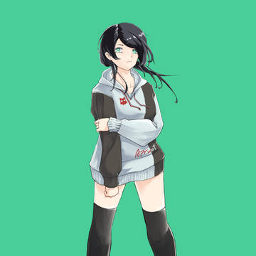 パーカー女子③