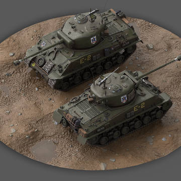 サンダース大学付属高校戦車M4A3E8(アリサver)