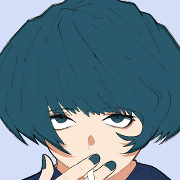 たばこを咥えている女の子