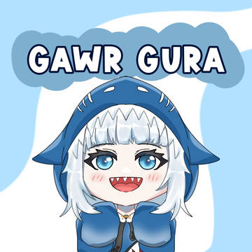 GAWR GURA fanart