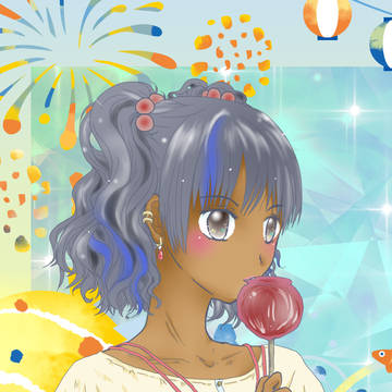夏の女の子