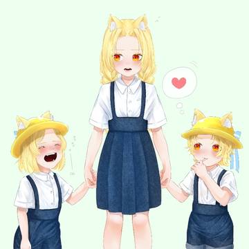 代理ちゃんたち(恋雪姫、恋日向、恋雨)